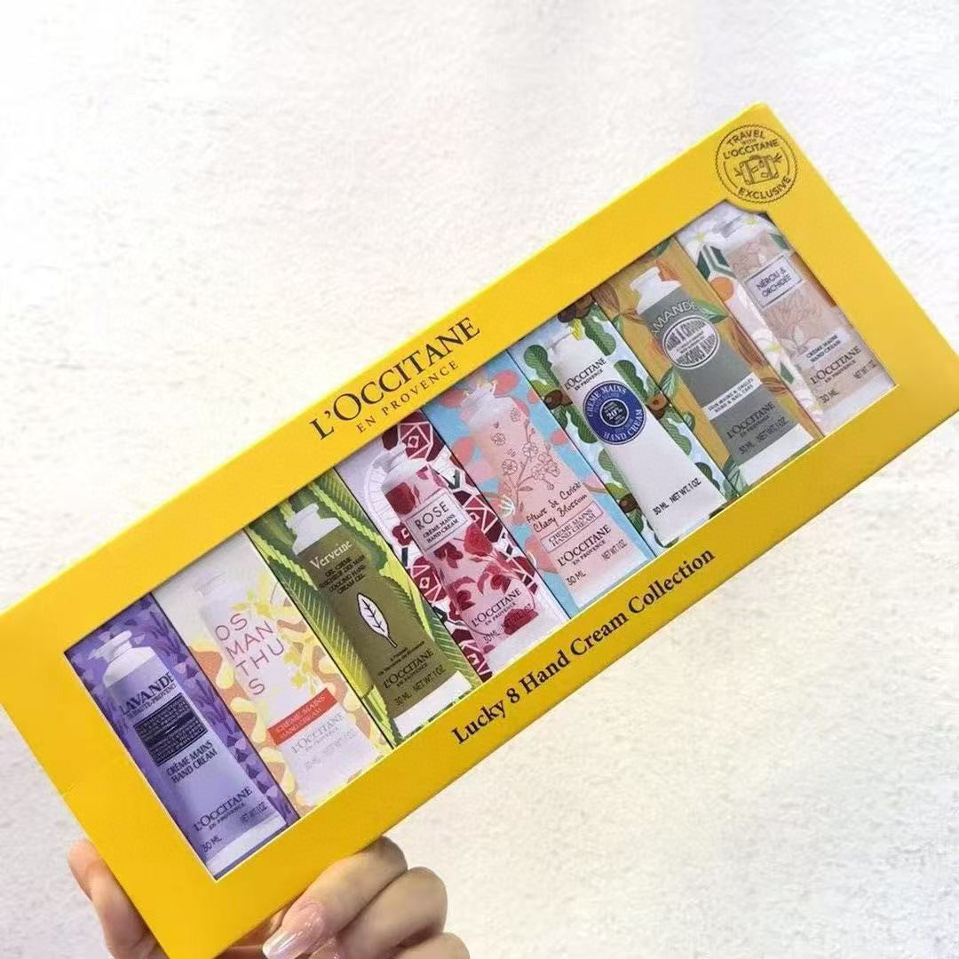 供應商現貨🌸免稅正品 L'Occitane歐舒丹新版護手霜八件套30ml | 預訂 逢星期一，三返倉執貨 其後約3-5個工作天寄出