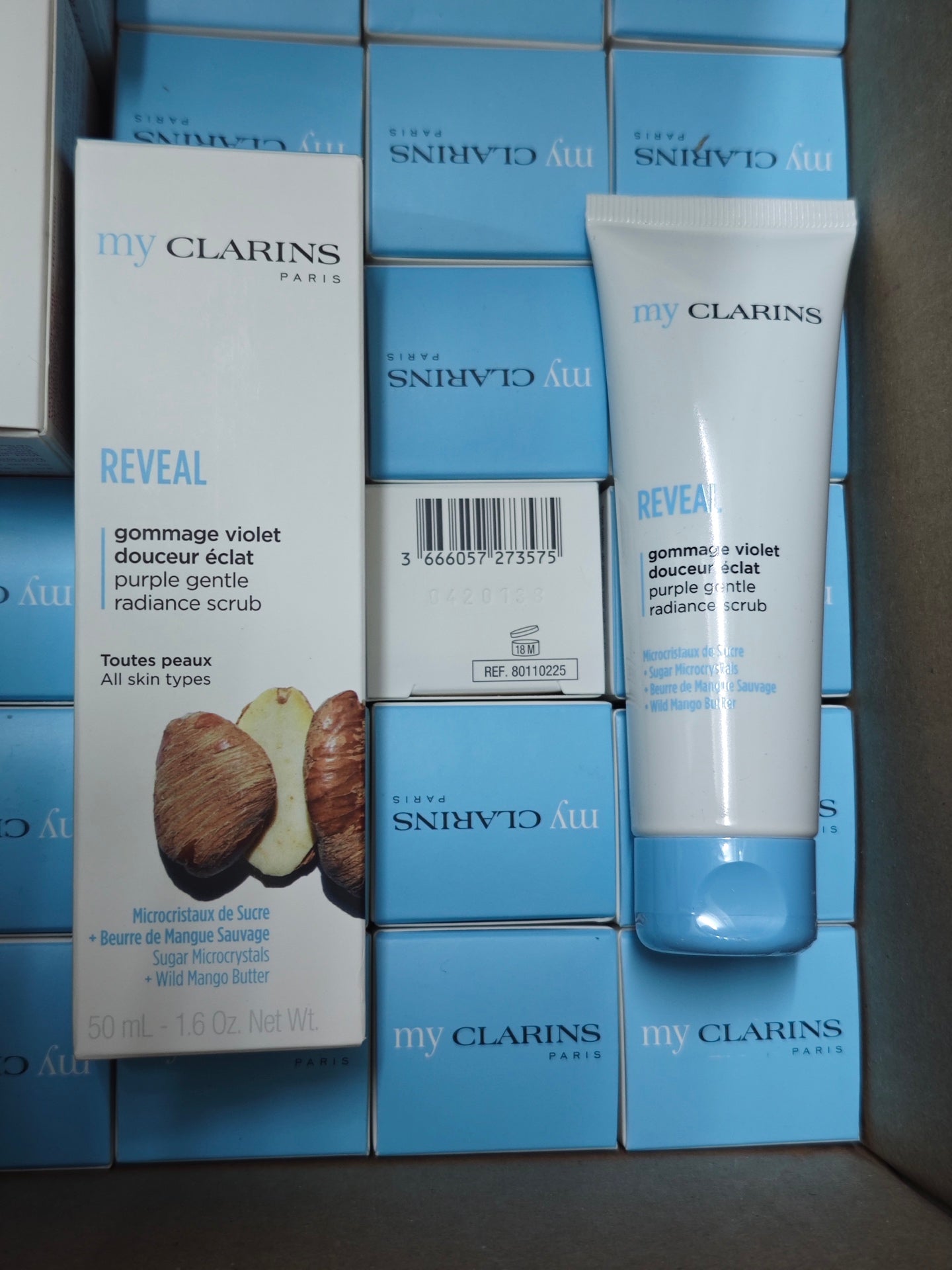 供應商現貨🌸免稅正品 Clarins嬌韻詩紫色磨砂膏去角質清潔50ml | 預訂 逢星期一、三返倉執貨 其後約3-5個工作天寄出