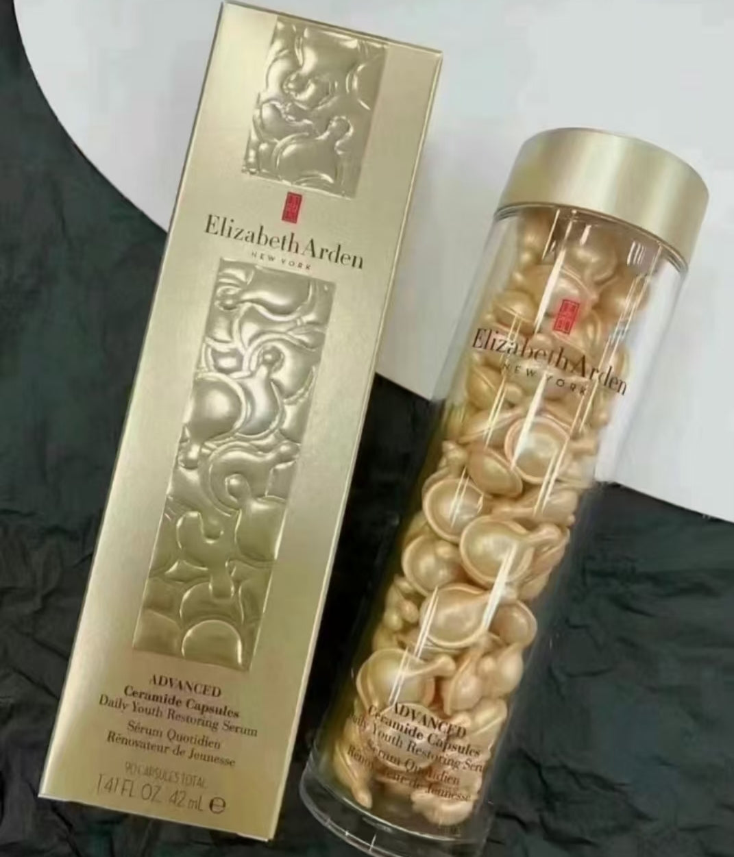供應商現貨🌸香港專櫃新版 Elizabeth Arden伊麗莎白雅頓金膠90粒 | 預訂 逢星期一，三返倉執貨 其後約3-5個工作天寄出