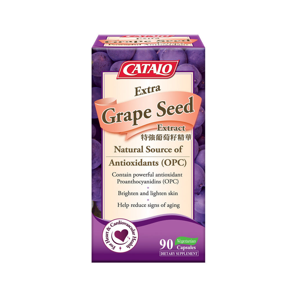 【24小時網站自助下單】供應商現貨🌸香港專櫃 Catalo特強葡萄籽精華90粒 | 預訂 逢星期一，三返倉執貨 其後約3-5個工作天寄出 娉婷貿易公司 Exquisite Beauty Trading Company