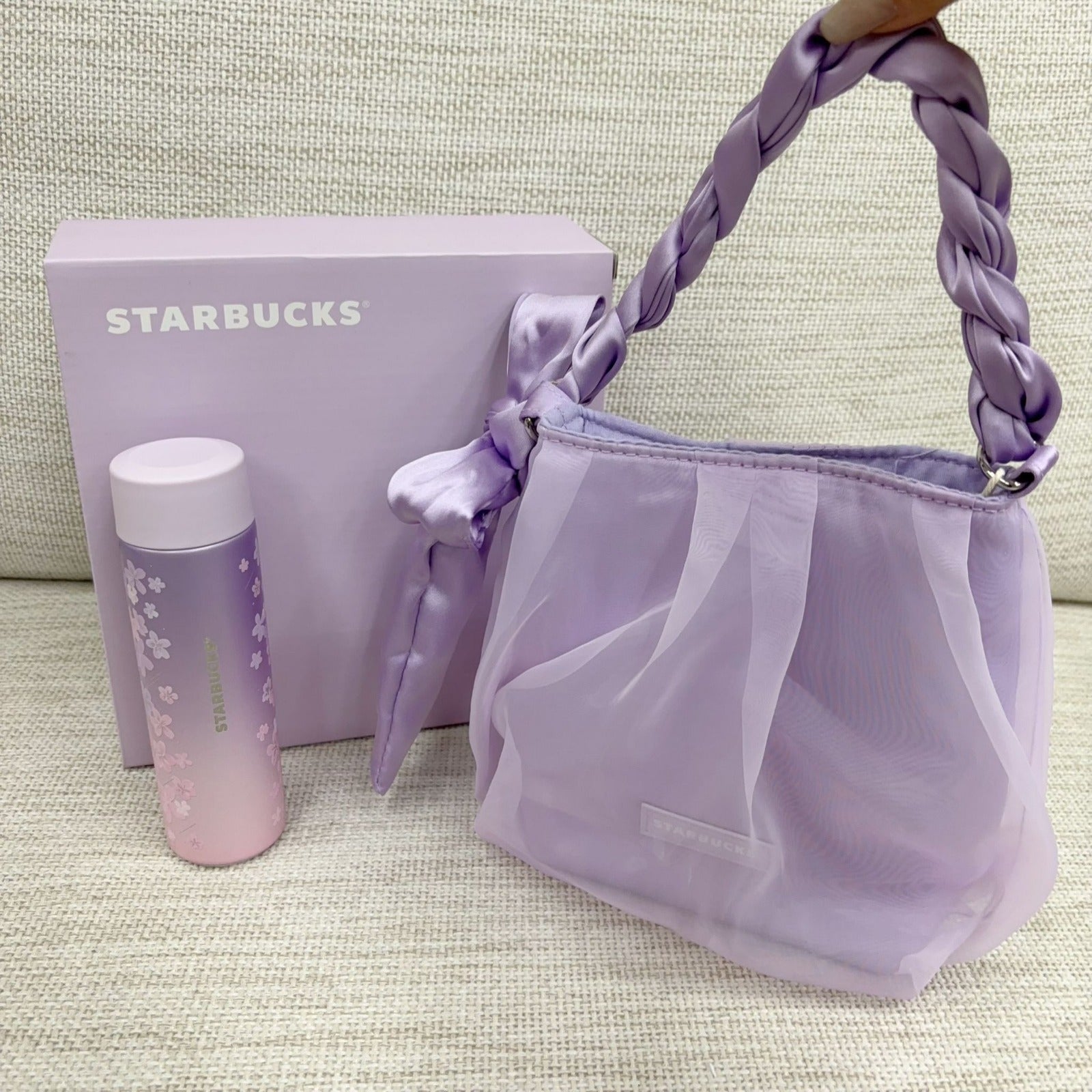 【24小時網站自助下單】🌸🌟🌟Starbucks中國限定2026暮櫻翩翩系列保暖杯150ml配保暖袋 | 預訂約1-2星期