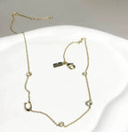 【24小時網站自助下單】🌸Outlet正品 Coach Signature Crystal Necklace | 預訂約1-2星期 娉婷貿易公司 Exquisite Beauty Trading Company