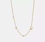 【24小時網站自助下單】🌸Outlet正品 Coach Signature Crystal Necklace | 預訂約1-2星期 娉婷貿易公司 Exquisite Beauty Trading Company