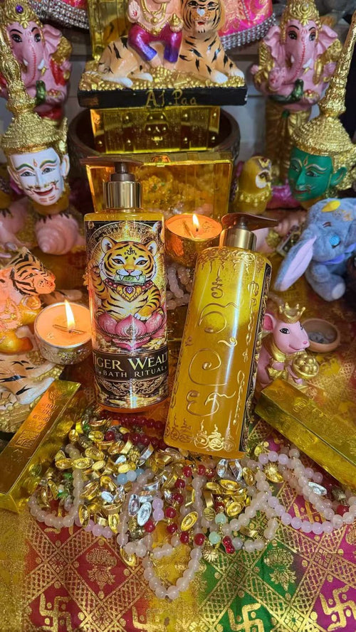 【24小時網站自助下單】如現貨賣曬，每個月會有一團泰國貨到🌸🐯✨ Tiger Wealth Bath Ritual 招財沐浴露450ml✨🐯 | 預訂約1-2星期 娉婷貿易公司 Exquisite Beauty Trading Company