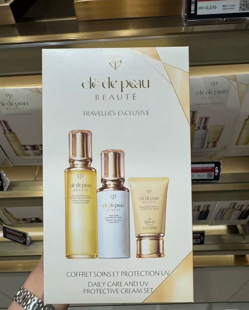 【24小時網站自助下單】供應商現貨🌸免稅正品 Cle de Peau CDP新款水乳防護三件套（水＋日乳＋防曬） | 預訂 逢星期一，三返倉執貨 其後約3-5個工作天寄出 娉婷貿易公司 Exquisite Beauty Trading Company