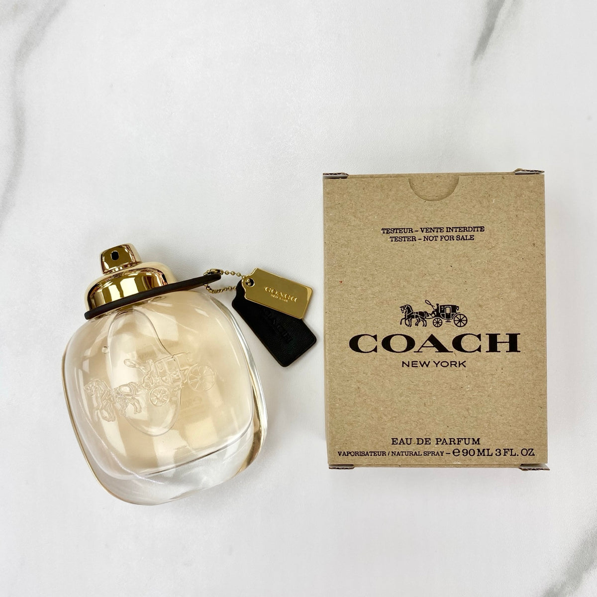 【24小時網站自助下單】供應商現貨🌸免稅正品 COACH NEW YORK EAU DE PARFUM 蔻馳經典同名女士淡香精90ml🌟簡裝 | 預訂 逢星期一，三返倉執貨 其後約3-5個工作天寄出 娉婷貿易公司 Exquisite Beauty Trading Company