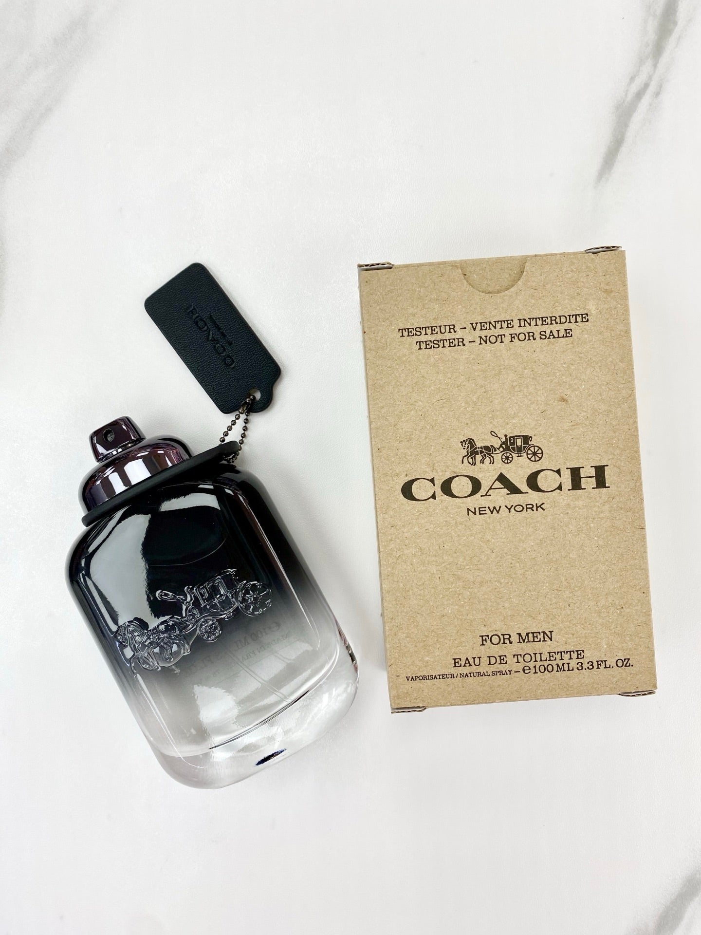 【24小時網站自助下單】供應商現貨🌸免稅正品 COACH For Men Eau De Toilette 蔻馳經典同名男士淡香水100ml🌟簡裝 | 預訂 逢星期一，三返倉執貨 其後約3-5個工作天寄出 娉婷貿易公司 Exquisite Beauty Trading Company