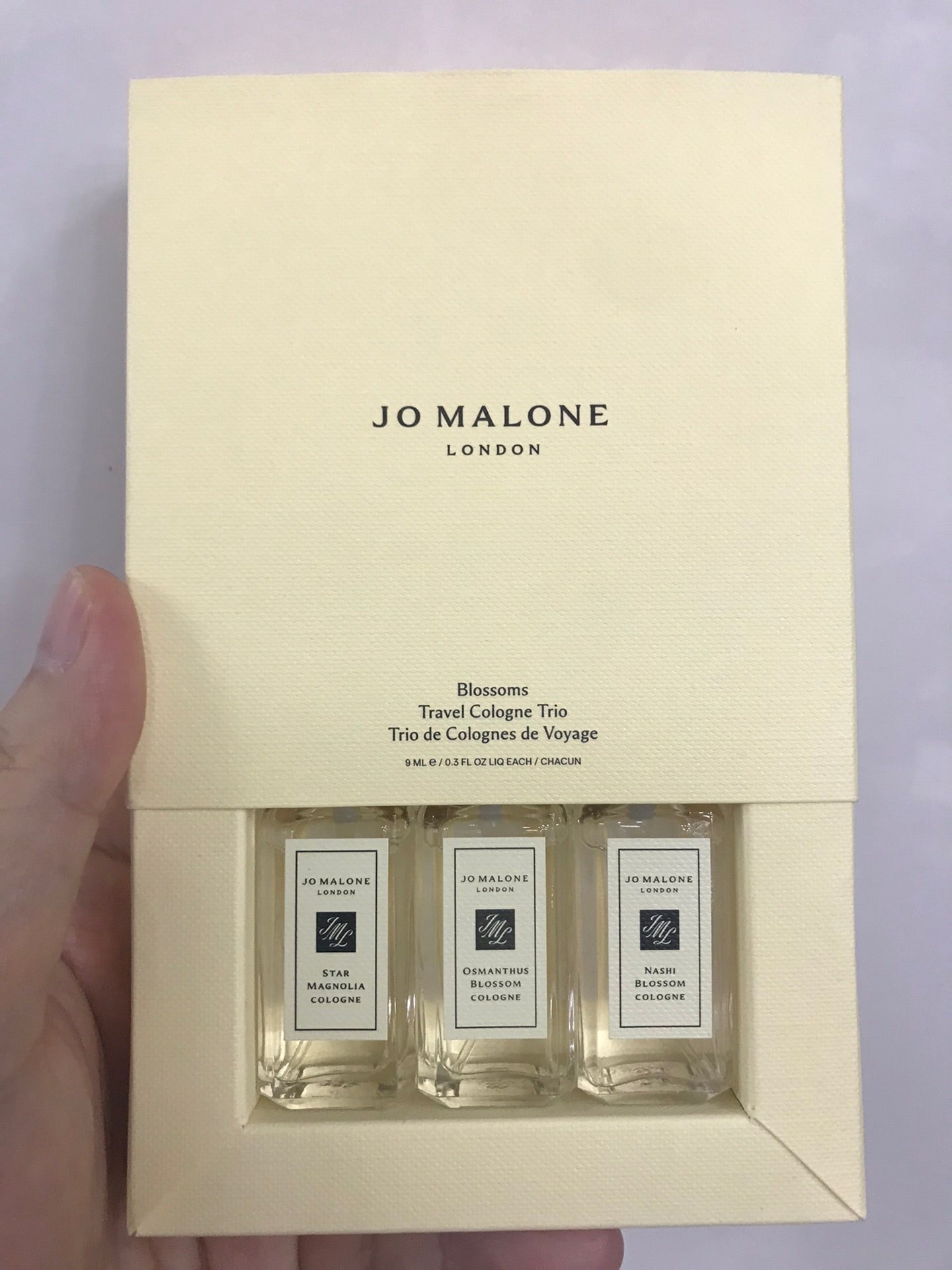 【24小時網站自助下單】供應商現貨🌸免稅正品 Jo Malone 祖馬龍旅行香水三件套/套裝 (桂花+梨花+星玉蘭)9ml*3 | 預訂 逢星期一，三返倉執貨 其後約3-5個工作天寄出 娉婷貿易公司 Exquisite Beauty Trading Company