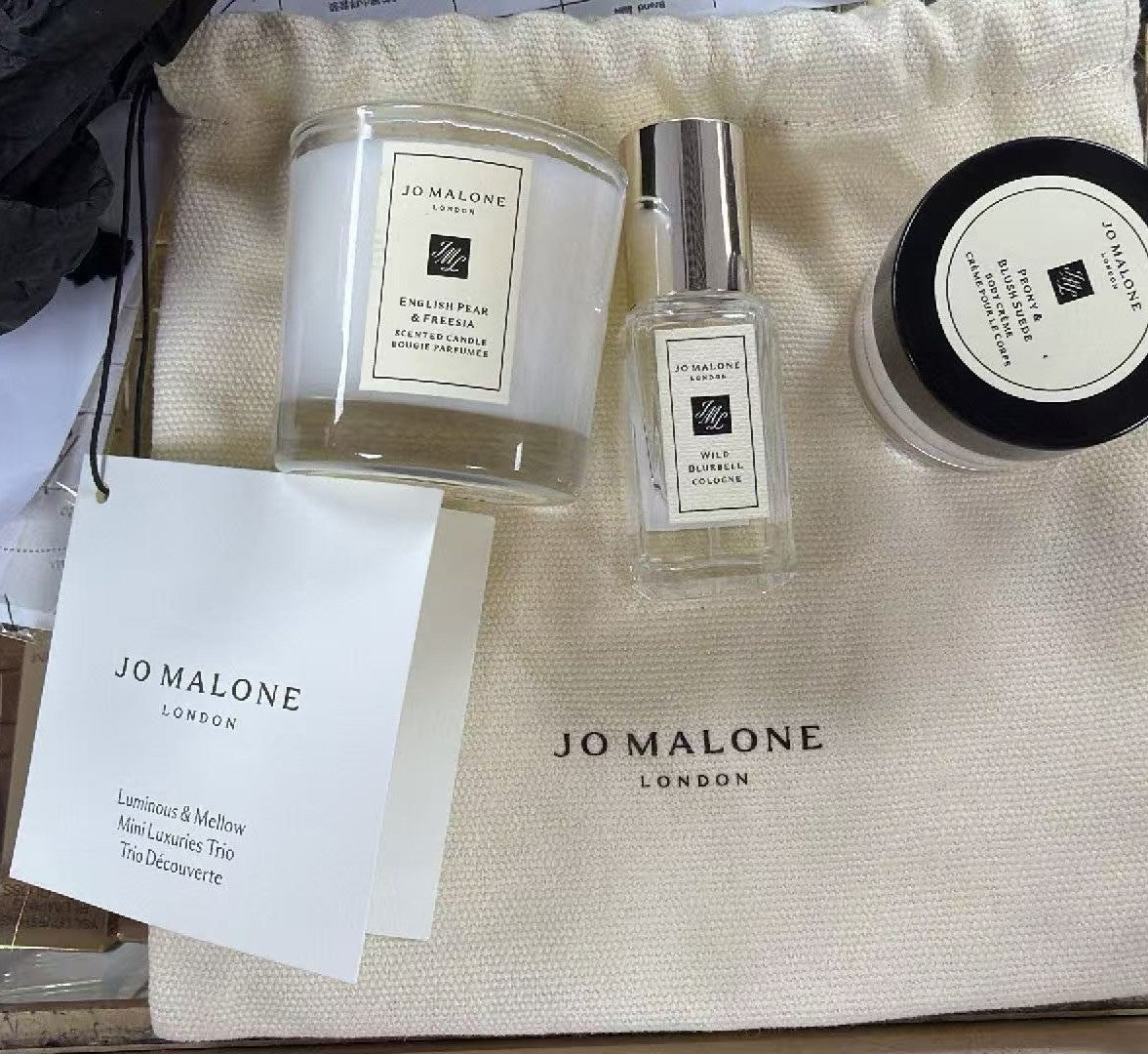 【24小時網站自助下單】供應商現貨‼️只有9套‼️🌸免税正品 Jo Malone祖馬龍中樣三件套 | 預訂 逢星期一，三返倉執貨 其後約3-5個工作天寄出 娉婷貿易公司 Exquisite Beauty Trading Company